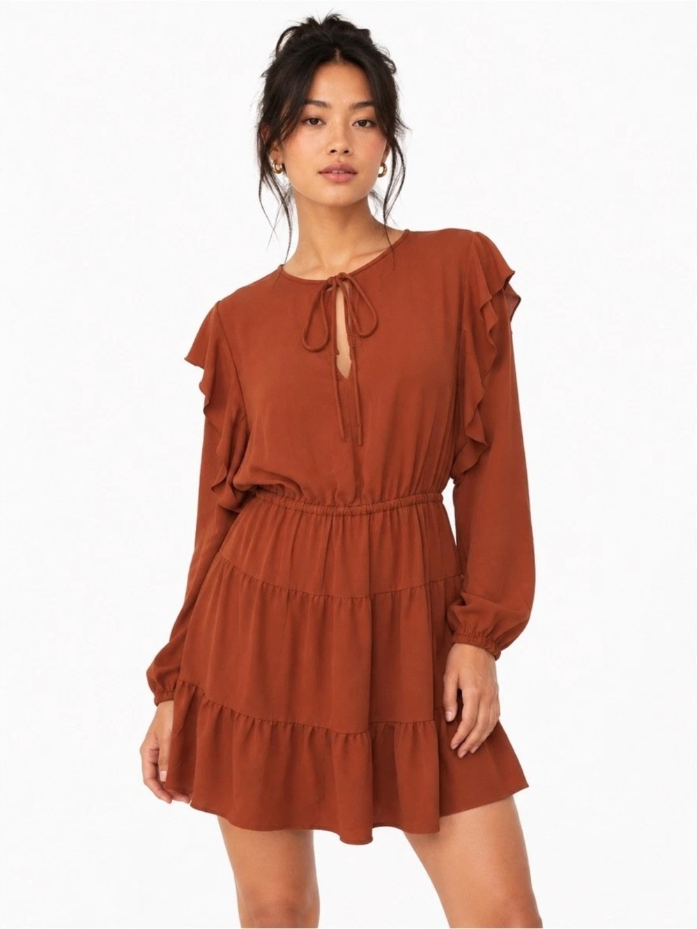Aritzia Wilfred tiered dress